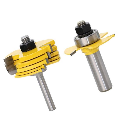 6 Kerf Slot Cutter Router Bit Set 1/2