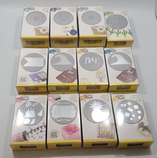 Lot of 12 EK Tools Large  Confetti Punches - New