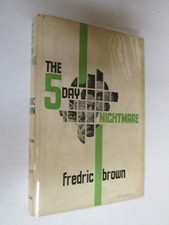 Fredric Brown THE 5 DAY NIGHTMARE  First UK Edition in jacket 1963