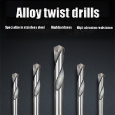 Brocas TCT punta de carburo sólido taladros de cerrajería para acero inoxidable metal