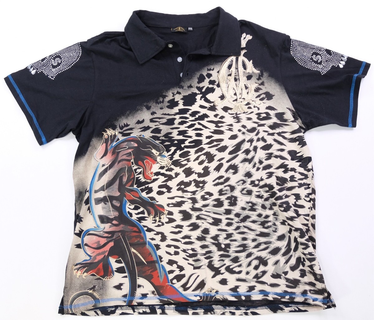 Christian Audigier クリスチャンオードジェー　スカル　サイズL CHRISTIAN AUDIGIER クリスチャンオードジェー メンズ Tシャツ