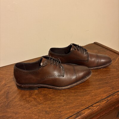 Allen Edmonds Port Washington Clarkston Bench Welt Brown Leather
