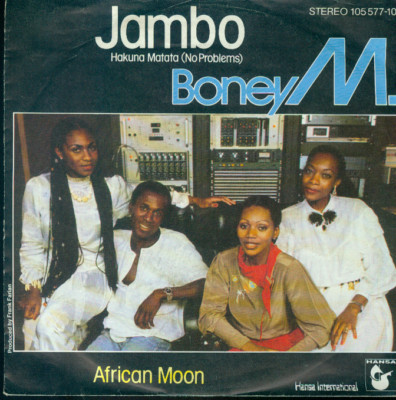 7'' Boney M/Jambo (D) Boney M Wieder Im Studio
