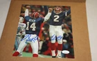 BUFFALO BILLS FRANK REICH STEVE CHRISTIE DUAL SIGNED 8X10 AUTOGRAPHED PHOTO JSA