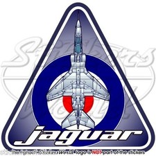 JAGUAR RAF BAC-Breguet (SEPECAT) Royal Armée de l'Air 95mm Vinyle Autocollant