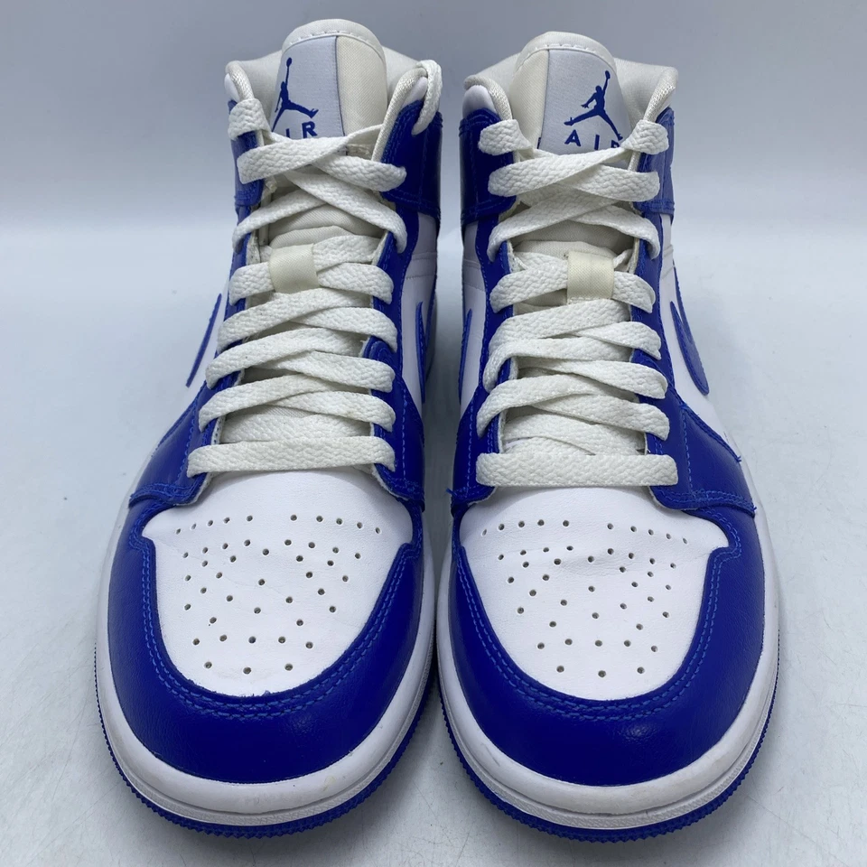 Air Jordan 1 Mid “Kentucky Blue” BQ6472‐104 WMNS Talla 6.5W Usado Foto 4 de 4