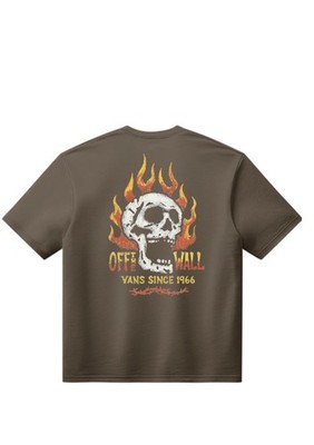  Freizeit T-shirt HERREN Vans Vintage Cocoa Off The Wall Fever SS Baumwolle 