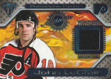 2000-01 Titanium Game Gear #122 John LeClair