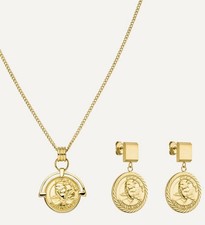 PURELEI•MC Lei Gold•SET•Stal nierdzewna•Naszyjnik i kolczyki