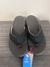 Hurley Men's Wave Runner Comfort Easy Step-In Flip-Flop Size 10