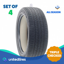 Set Of 4 Used 24550r20 Continental Crosscontact Lx Sport Contisilent 15tkj