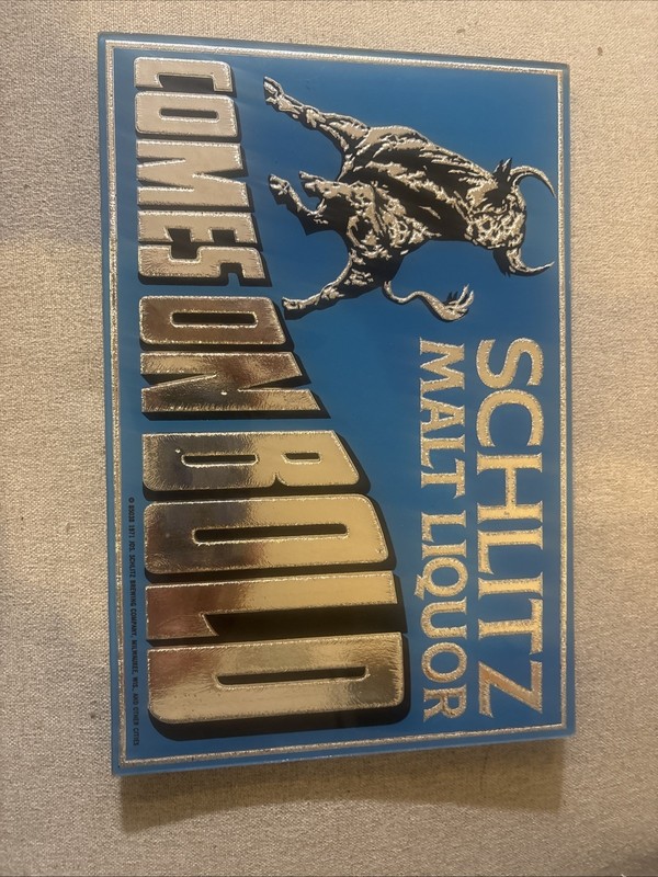 beer mirror sign