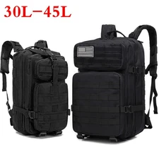 30L-45L Tactical Bag Backpack Military Molle Shoulder Backpack Large Rucksack US