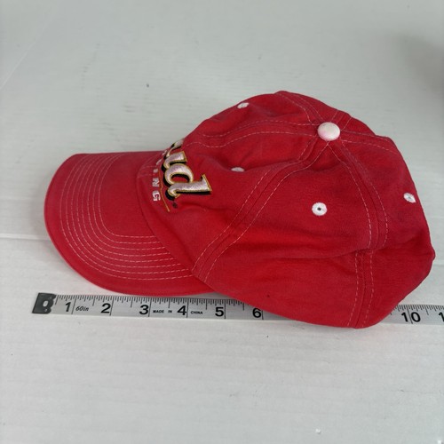 Cappello da corsa vintage Bud, cinturino regolabile, rosso, Dp Racing Budweiser - Foto 9 di 9