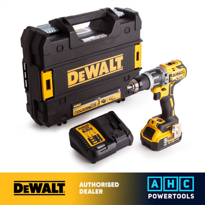 Dewalt DCD796P1 Kombi-Bohrschrauber 18V XR Brushless Compact Li-Ion (1 x 5,0Ah Akku)