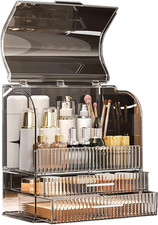 Makeup Organizer,Cosmetic Storage Box Makeup Organizer Box Large Capacity Clear