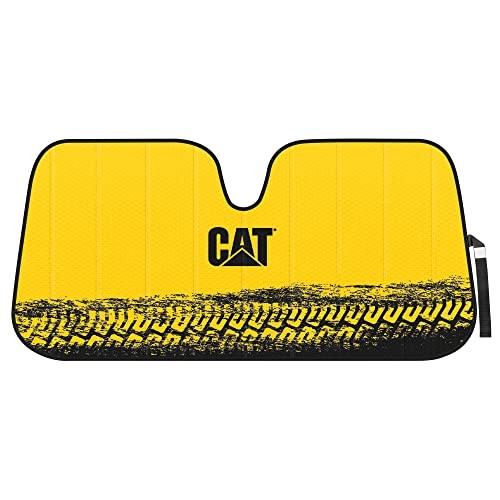  Auto Shade for Car/Truck Windshield Sunshade Yellow Tire Yellow Standard - Picture 2 of 7
