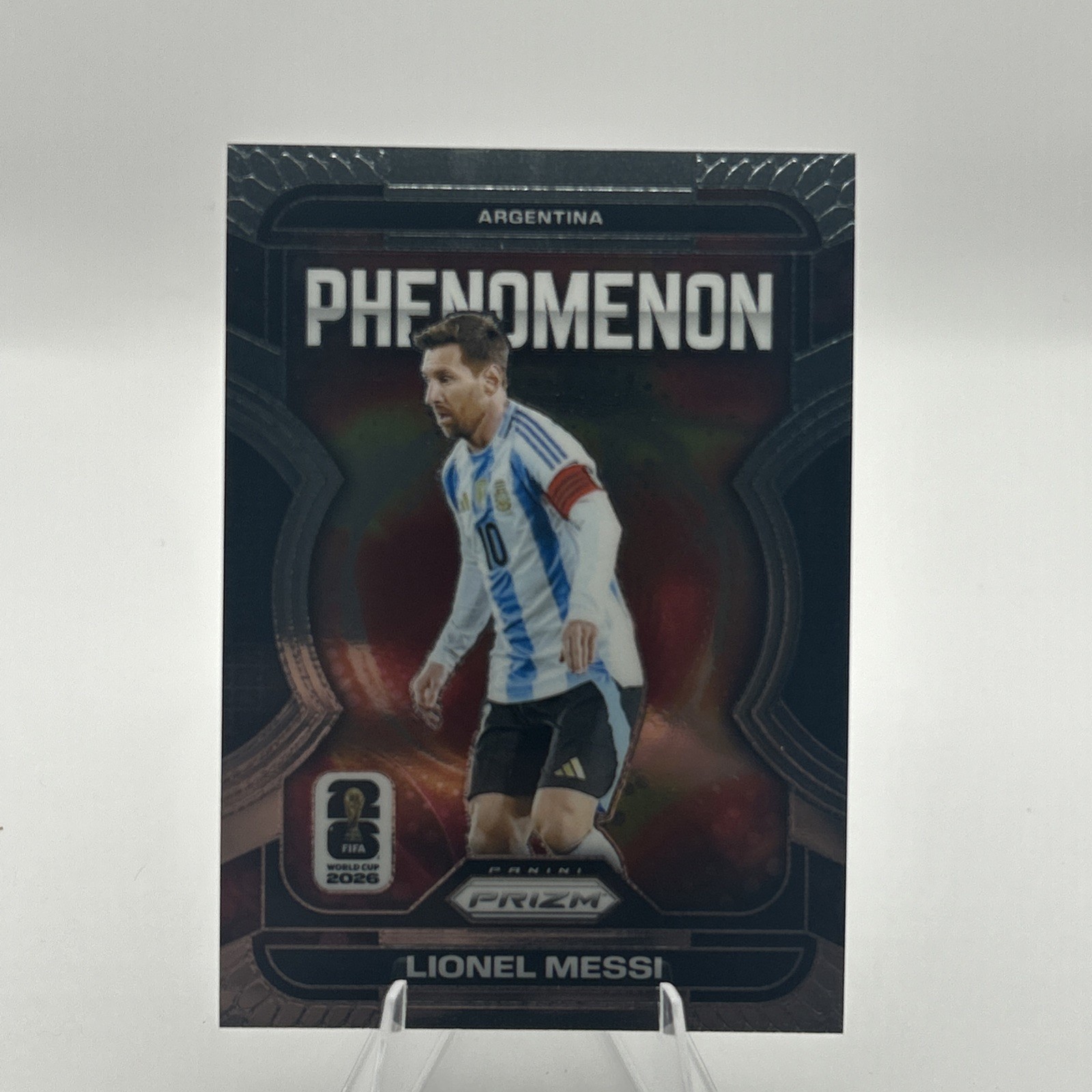 2026 Panini Prizm FIFA World Cup Lionel Messi Phenomenon #19 Argentina 🐐