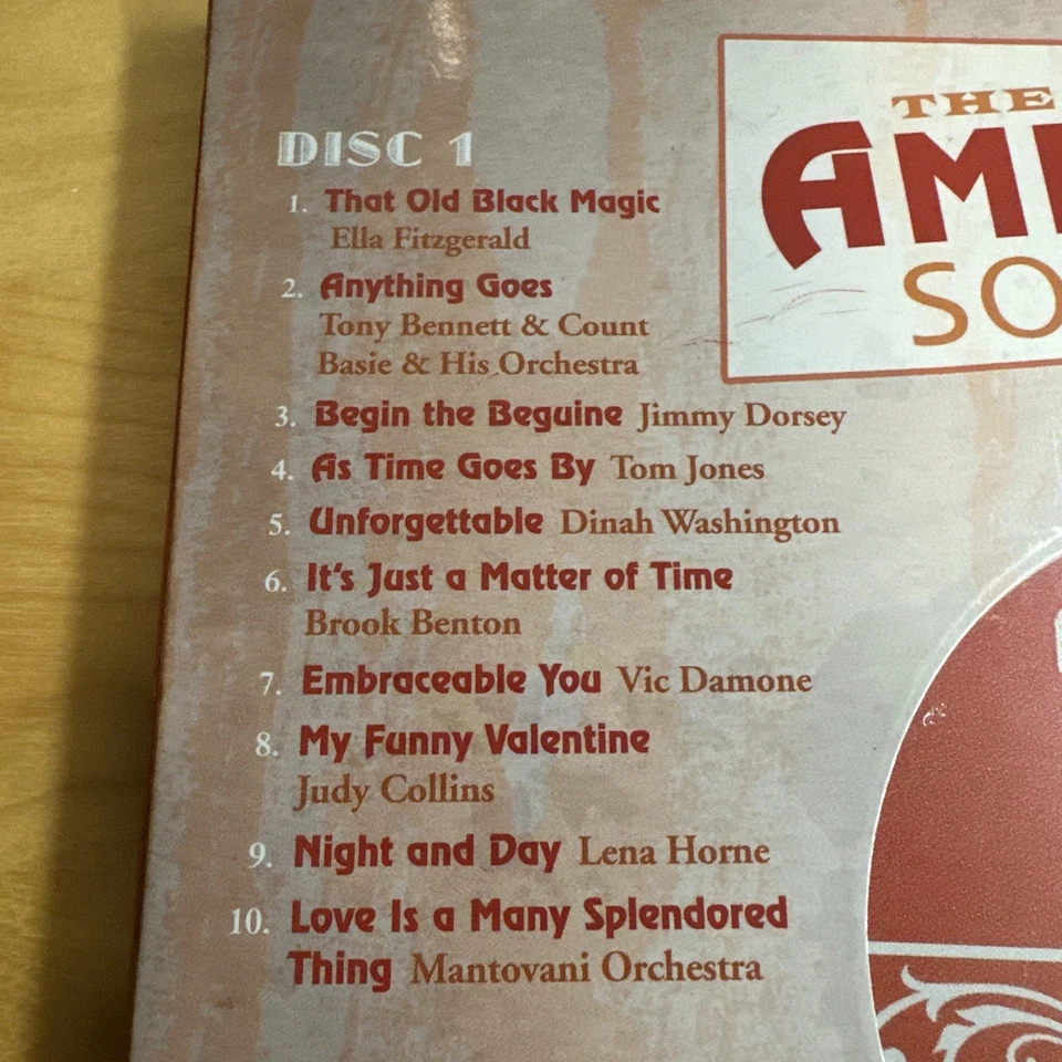 The Great American Songbook - 4 CDs 40-Tracks Original Artists Factory Sealed Foto 3 de 4