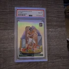 2024 Panini Donruss Optic Downtown! Bo Nix #19 Rookie Denver Broncos PSA 8