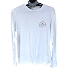 Billabong Adventure Division Men  s White Long Sleeve Size Large Costal Surf