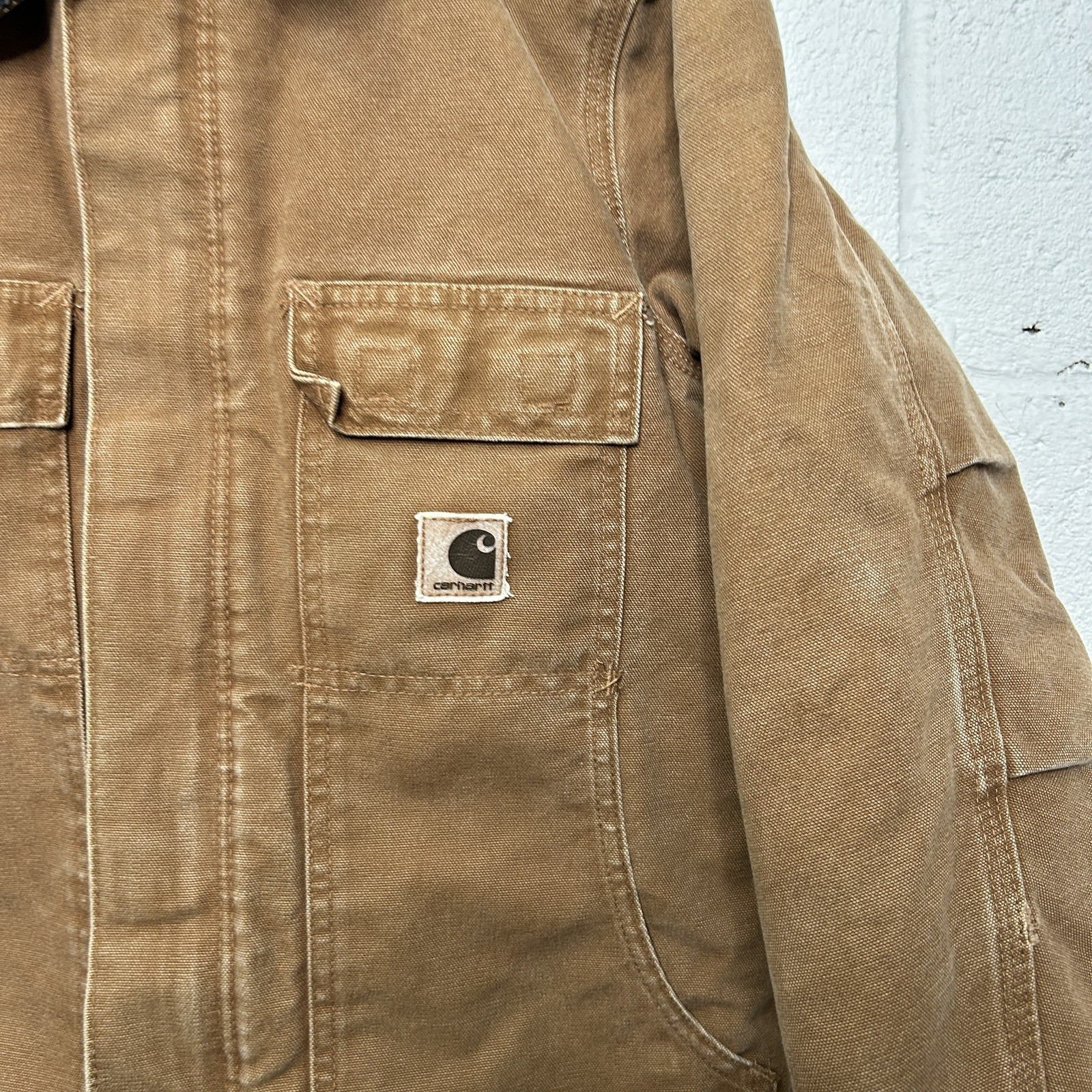 Vintage Carhartt Quilted Artic Jacket “Brown” YYC26 BRN Youth L/Women’s XS image 3