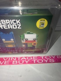 LEGO 41491 BrickHeadz Batman & The Joker 2016 SDCC Exclusive AFA 90 GRADED 🔥