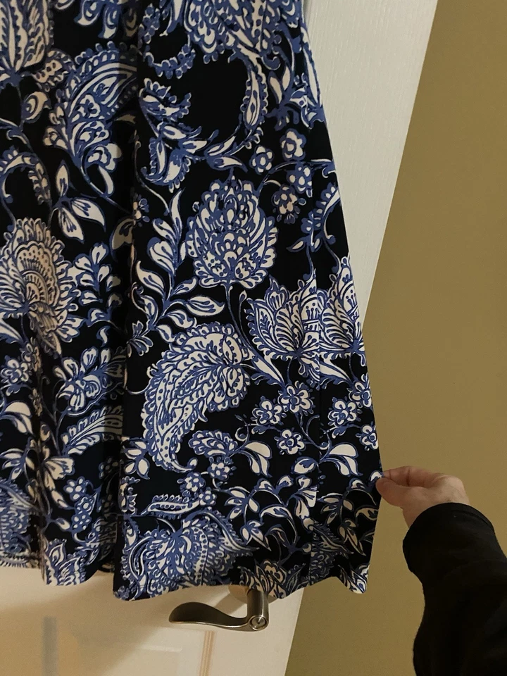 Tommy Hilfiger Blue Floral Paisley Dress 16 XL NWT - Image 2 of 4