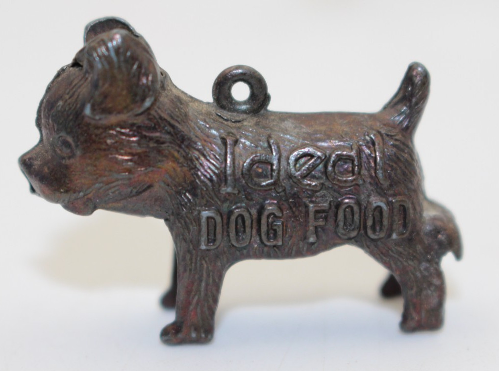 Good Luck Metal Charm Advertising Figure Keychain