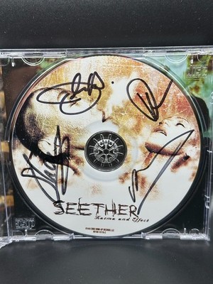 SEETHER Autographed ''Karma and Effect'' CD JSA Signed Shaun Morgan +3