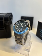 Fossil Blue Titanium GMT LE1100 – 200M Diver Box Papers - Limited Edition 75/954