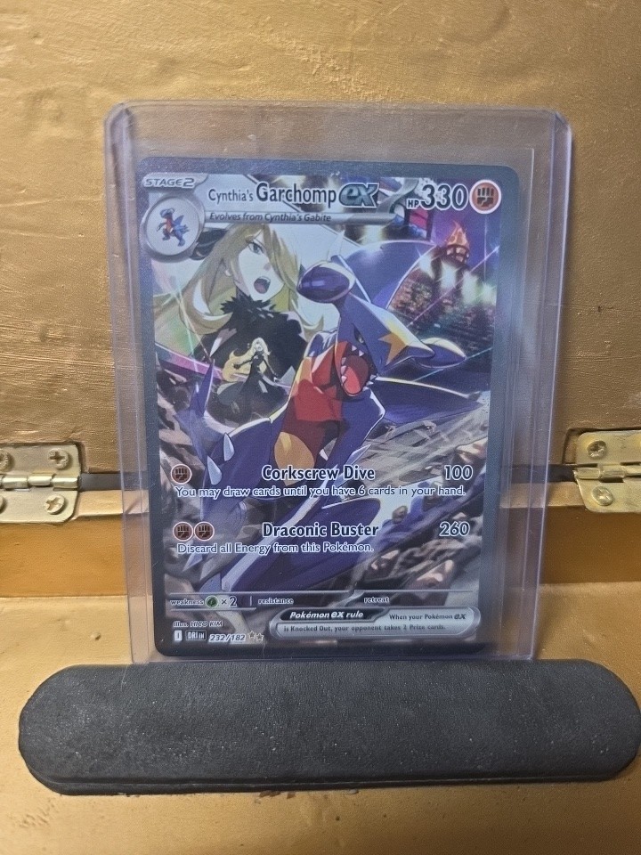 Cynthia’s Garchomp EX 232/182  cynthias garchomp ex 080/063  215/182 Mint 