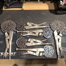 6 Vise-Grip 20R Chain Clamps 4with 20” chain 2 with 38” chain