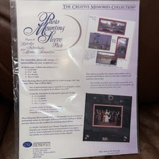 Creative Memories Clear Album Photo Mounting Sleeve Pack 16 Sleeves - SEALED NEW