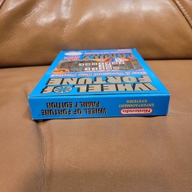 Wheel of Fortune Family Edition Nintendo NES Complete in Box CIB