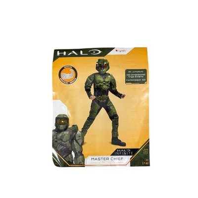 Halo Infinite Master Chief Child Costume Size M (7 8) Official Disguise Licensed