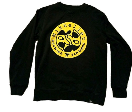 Mikkeller Brewing San Diego Beer Brewery Large Sweatshirt Black Long Sleeve