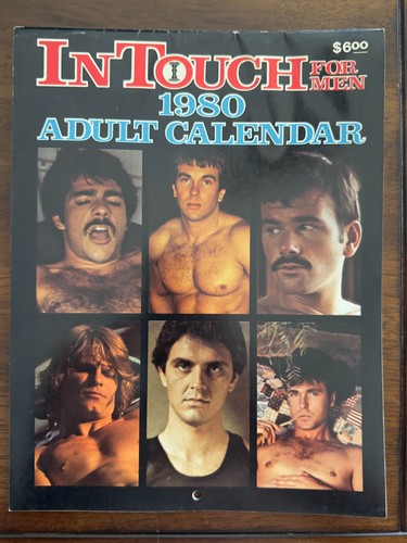 IN TOUCH Calendar 1980, no writing inside, very good condition, nude male