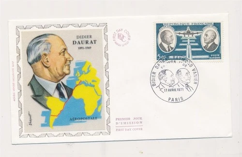 D340418 France FDC Aviation - Aircraft Didier Daurat
