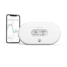 Airthings View Radon 2989 Raumluftmonitor WLAN Radon Temperatur Feuchte