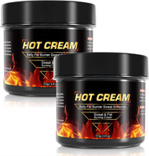 2 Pack Hot Sweat Cream, Stomach Fat Burner for Women and Men, Belly Fat Burner,