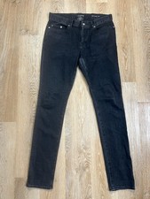 Saint Laurent Paris Jeans Mens 32x32 D02 M/SK-LW Skinny Made in Italy Denim