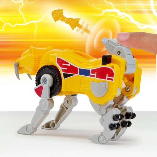 Mighty Morphin Power Rangers Re-Ignition Combinable Dinozord Sabertooth Tiger - Bild 4 von 5