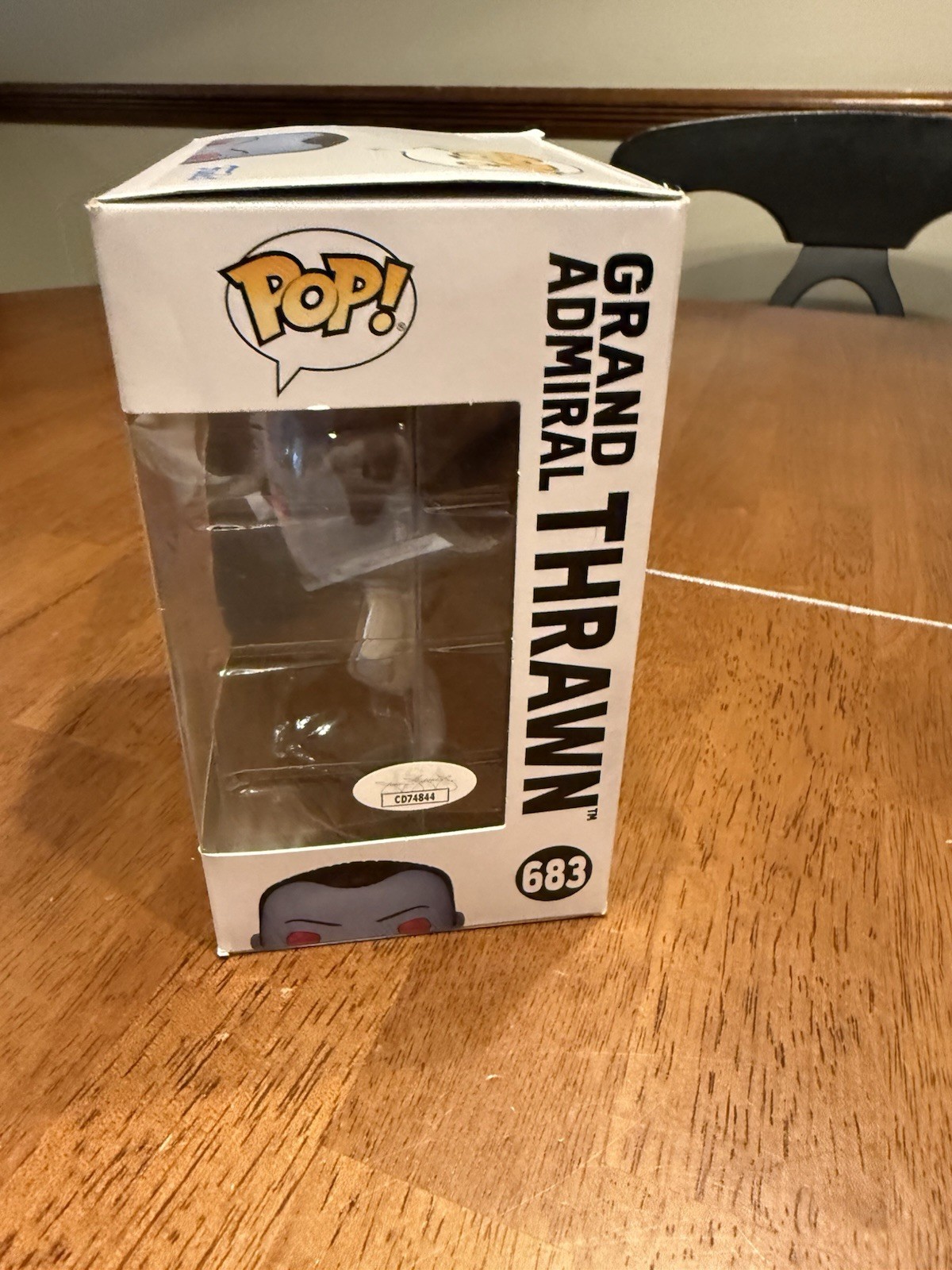 Lars Mikkelsen Actor Signed #683 Star Wars GA Thrawn FUNKO POP Vinyl JSA COA