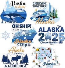 Alaska Cruise Door Magnets - 6PCS 2025 Alaska...