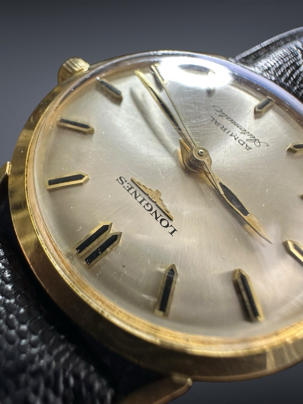 Longines Admiral Automatic 1200 Solid 14k Gold Or… - image 6