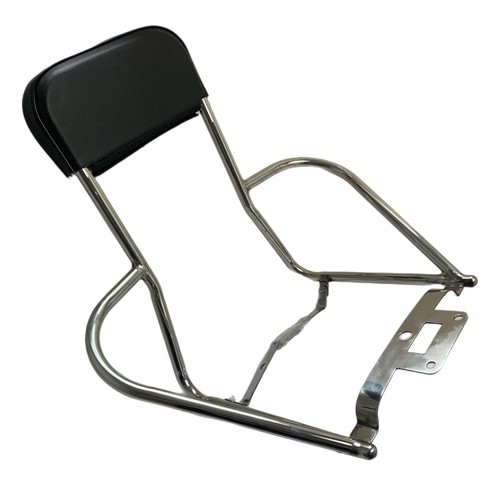 Royal Alloy GP 125-300cc 2 in 1 Backrest Carrier - Polished Stainless Steel - Picture 6 of 7