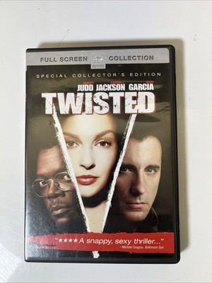 Twisted (DVD, 2004, Full Frame Checkpoint) Ashley Judd Samuel Jackson Amy Garcia