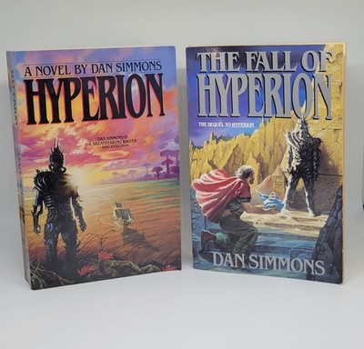 Hyperion : A Novel by Dan Simmons & The Fall Of Hyperion Paperbacks 1st Edition 