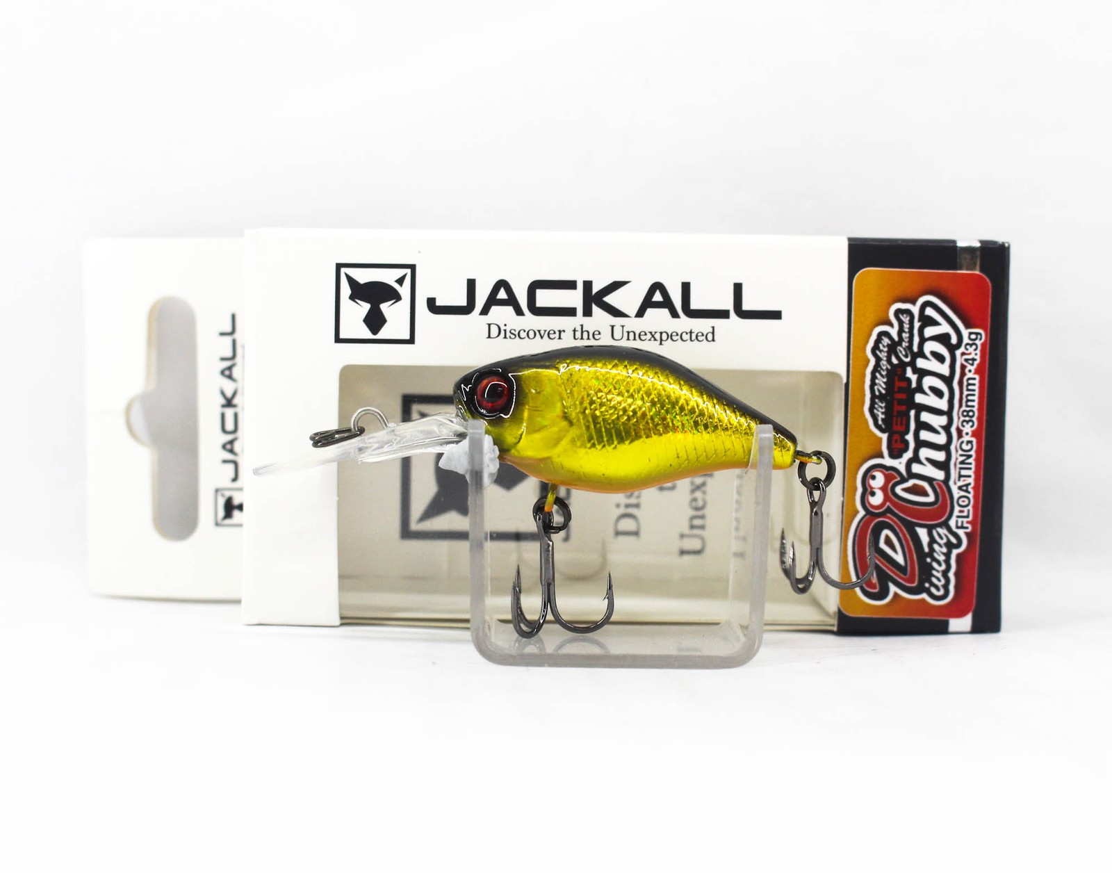 Jackall Plongée Chubby 38 Flottant Leurre HL Gold Black (8928)